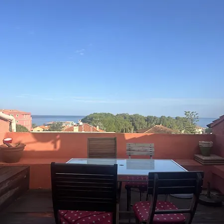 Daire Beau Loft En Centre-ville Vue LʼÎle-Rousse